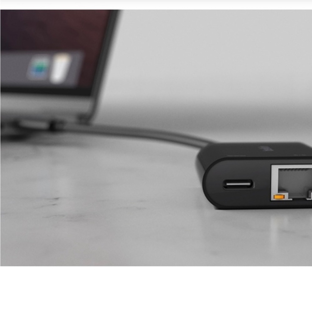 BELKIN new USB-C to Ethernet + charge adapter
